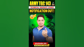 TGC 143 Notification Out | TGC 143 Entry 2025 | Technical Graduate Course 143 Vacancy 2025 | TGC SSB