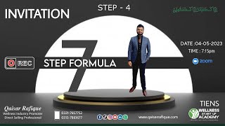 7 Steps Formula ( Fourth Step = Invitation  ) --- 04-05-2023