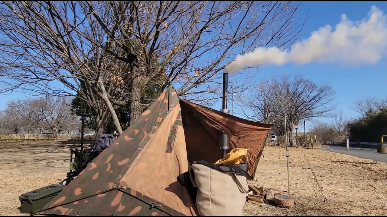 ハンガリー軍幕】（Longversion）おっちゃん本気のデイキャンプ⛺IN