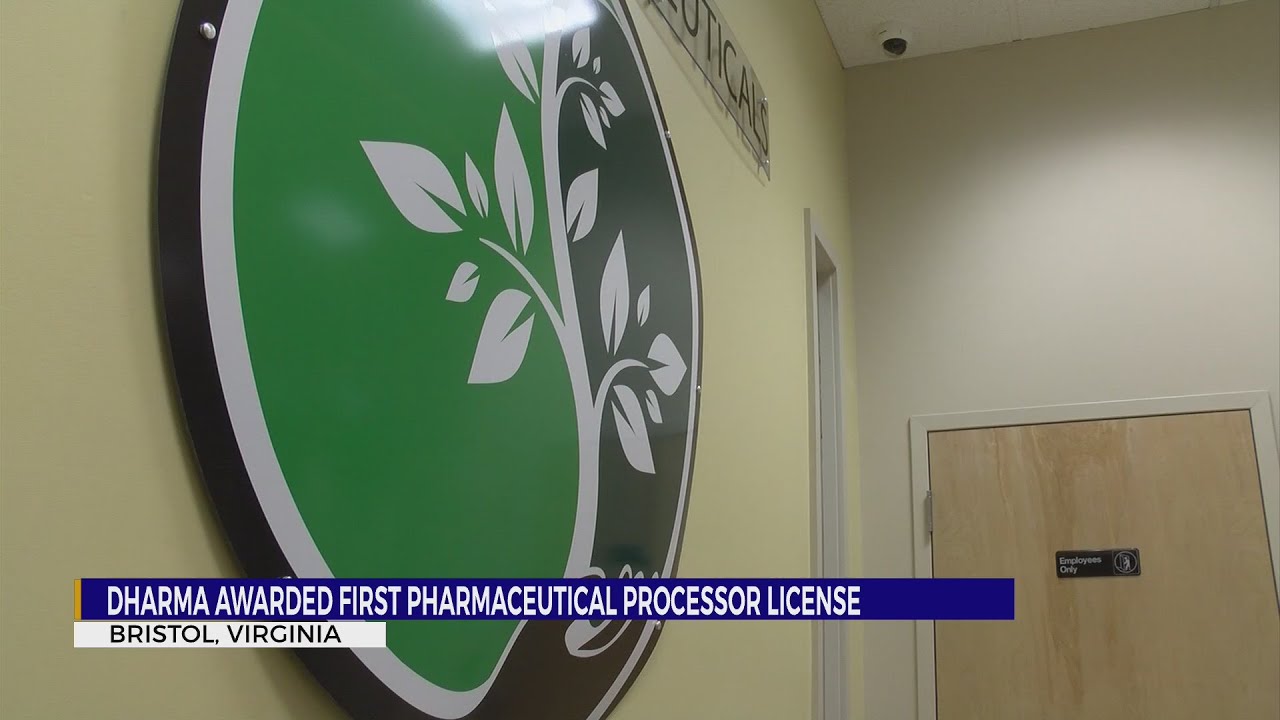 Dharma receives first pharmaceutical processor permit for medical marijuana in Virginia