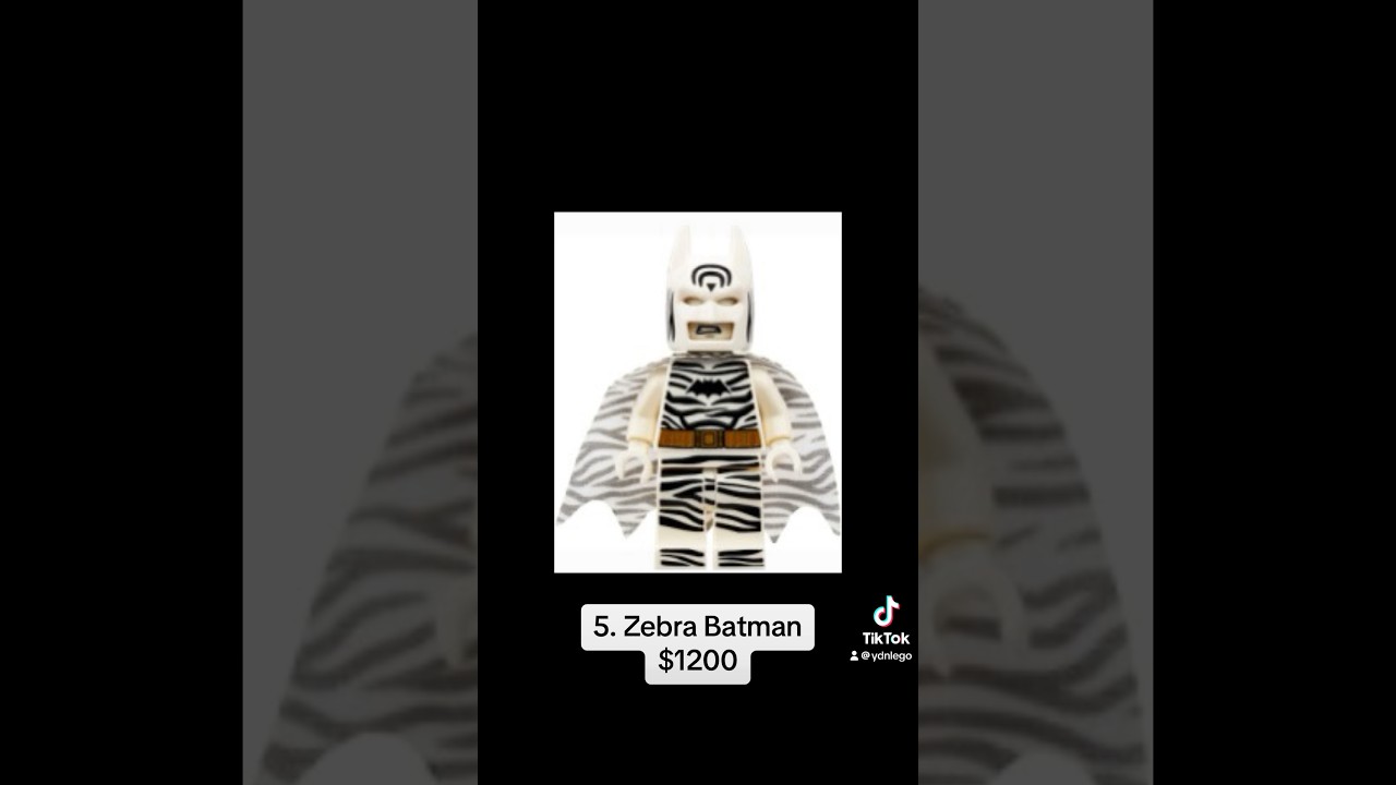 Most EXPENSIVE LEGO DC Minifigures of ALL TIME