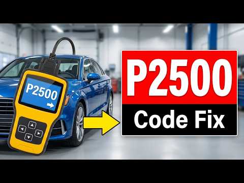How To Fix P2500 Code - Generator Lamp Control Circuit Low Voltage Repair
