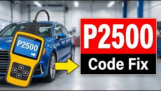 How To Fix P2500 Code - Generator Lamp Control Circuit Low Voltage Repair