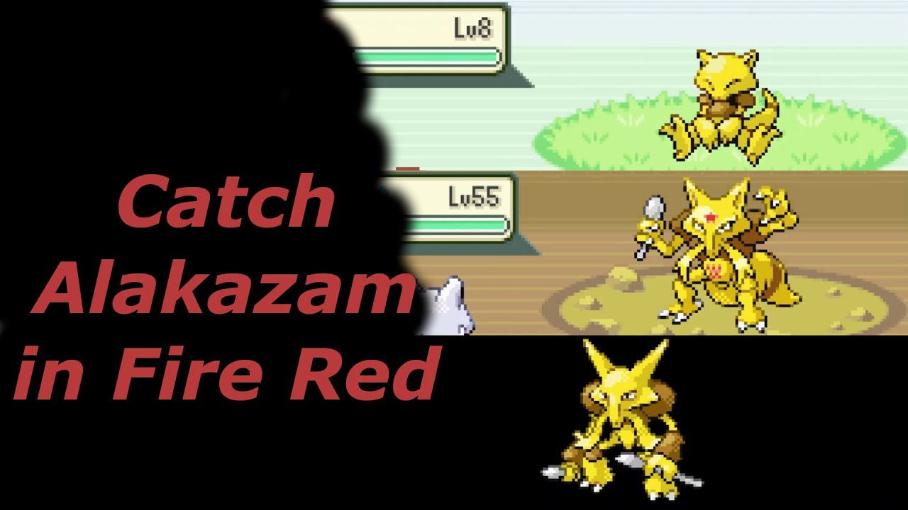 vente kontoførende Limited How to Catch Abra Kadabra Alakazam in Pokemon Fire Red - YouTube