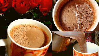 مشروب الشوكولا الساخن (هوت شوكليت) ..  Hot chocolate in 5 minutes