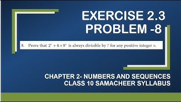 TN CLASS 10 MATHS/EXERCISE 2.3 PROBLEM 8 / CHAPTER 2-NUMBERS AND SEQUENCES