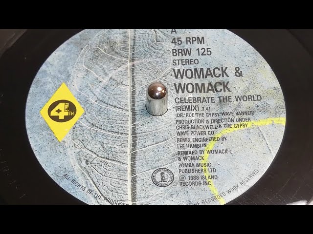 Womack & Womack - Celebrate The World (Remix) (1988 7