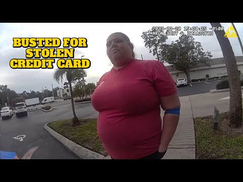 Busted for Using Stolen Credit Cards - Pinellas Park, Florida 