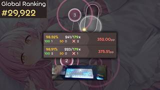 TWO 400pp chokes on the same map | osu!