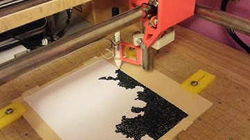 MPCNC drawing a portret using Traveling-Salesman algorithm