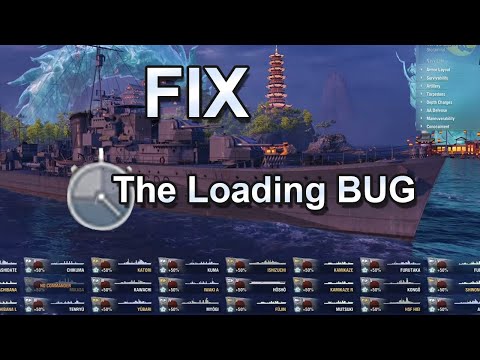 How to Fix the WoWs Loading Bug!