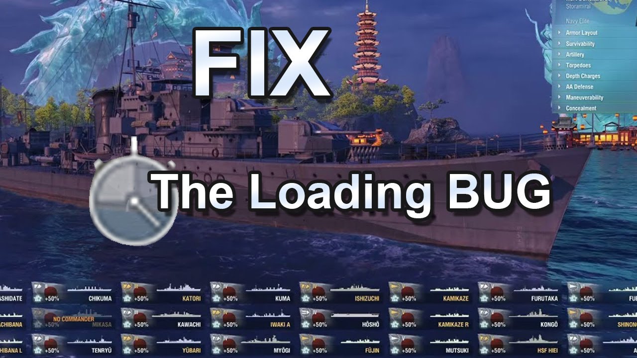 How to Fix the WoWs Loading Bug! - YouTube