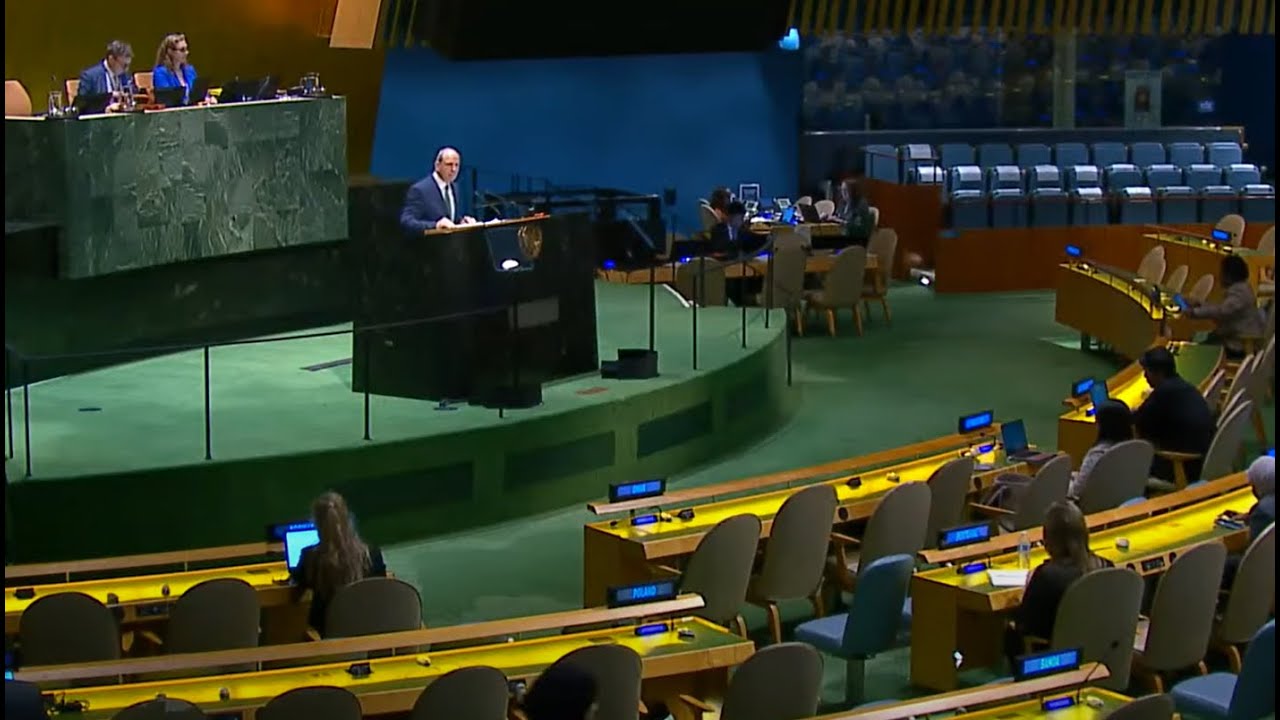 La ONU vota a favor del ingreso de Palestina como miembro pleno - YouTube