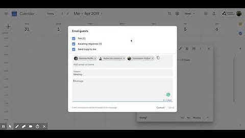 Google Calendar - How to Email Guest that are Invited to an Event