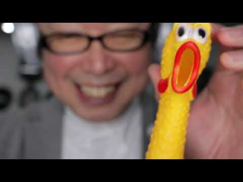 【masayoshi ASMR 4K】Rubber chicken that must not be sounded