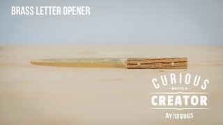 #44 Brass Letter Opener - DIY Curious Creator
