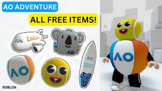 How To Get All 5 Free Items in AO Adventure | Roblox