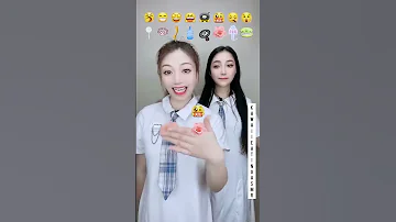 Sisters Emoji Eating Challenge Asmr Food Shorts 