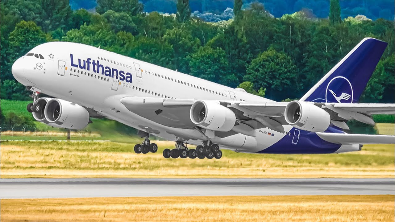 🇩🇪 300 PLANE TAKEOFFS & LANDINGS in 3 HRS Aircraft Identification, Munich Airport Plane Spotting MUC