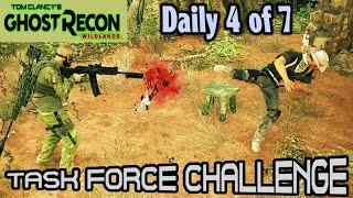Ghost Recon Wildlands Task Force Challenge Shotgun 5 Santa Blanca veterans Daily 4/7 🞔 No Commentary
