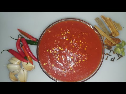 How to make Red Chilli Sauce at home - Easy and Quick Red Chilli Sauce 