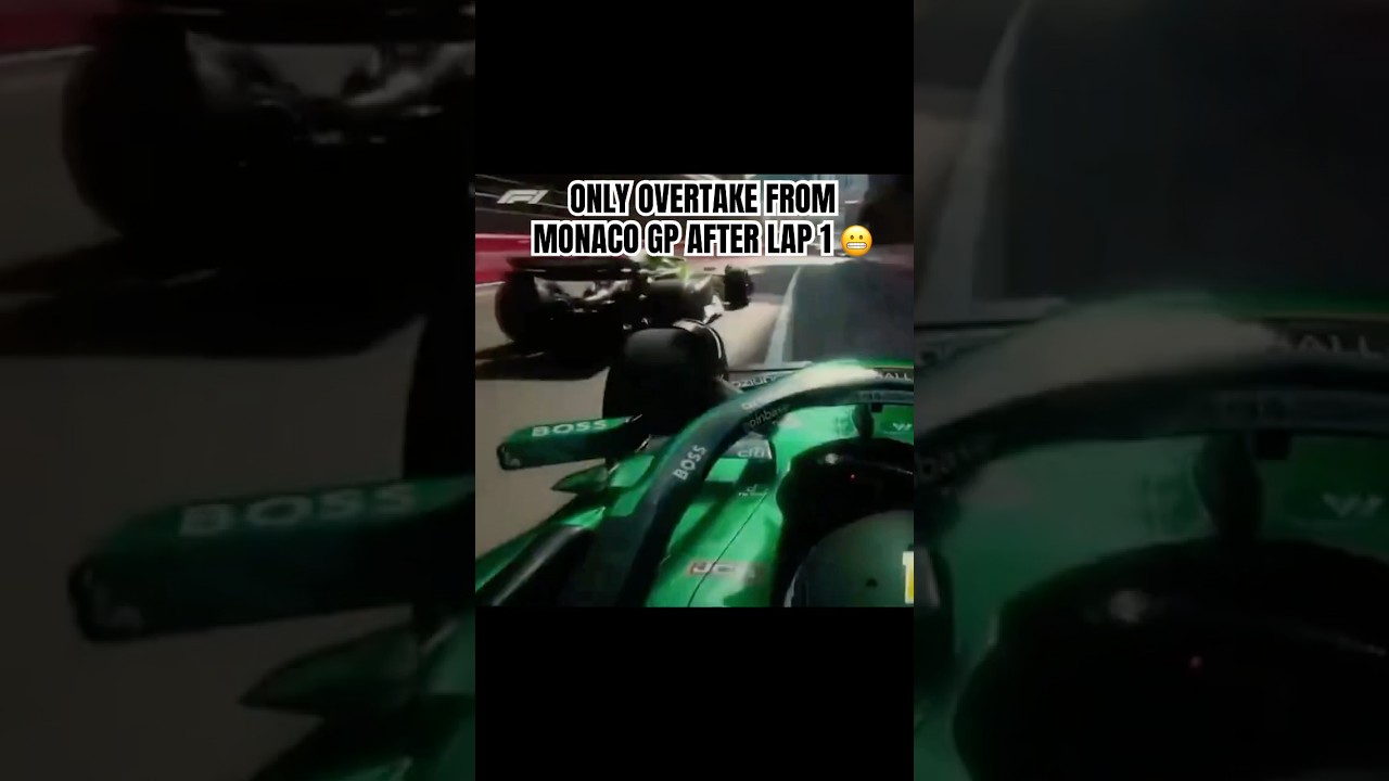 Lance Stroll makes the only Monaco overtake after Lap 1. What’s next here?