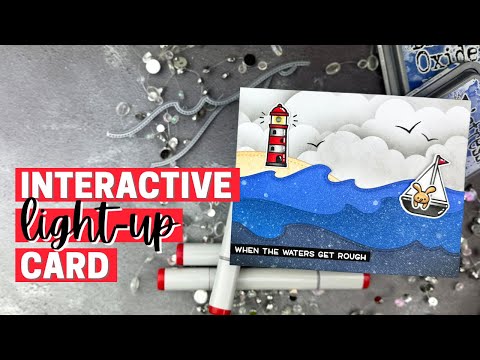 Interactive Light-Up Card - Chibitronics and Lawn Fawn