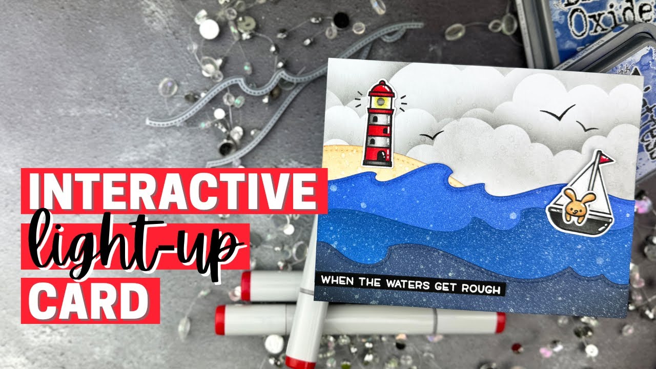 Interactive Light-Up Card - Chibitronics and Lawn Fawn