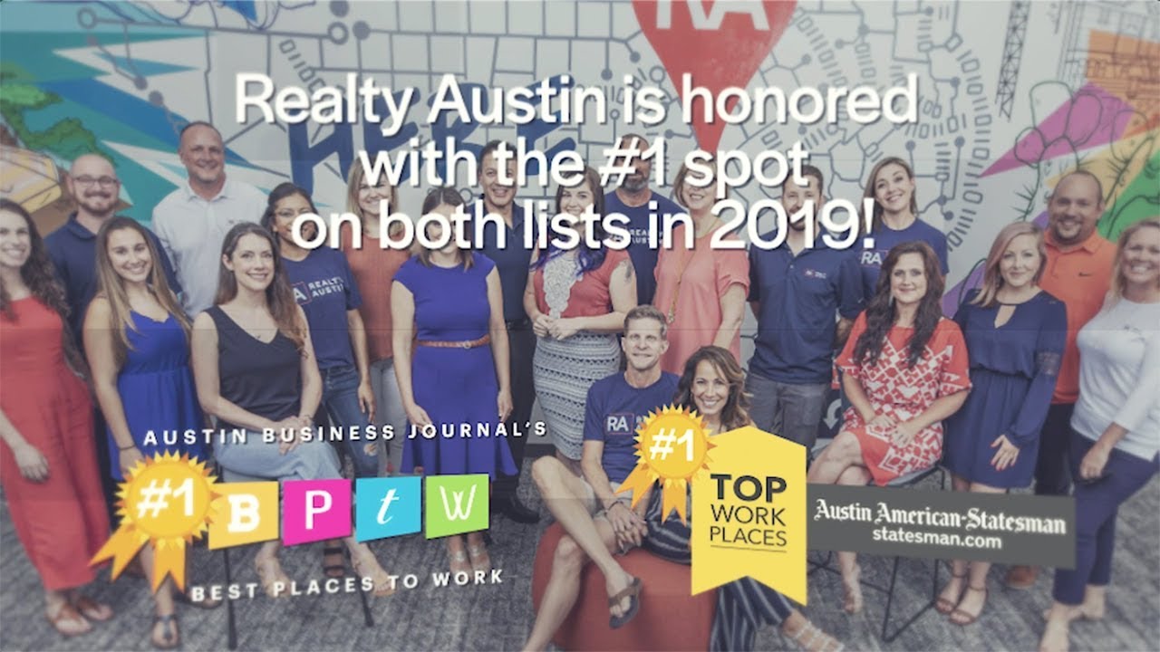 Realty Austin is #1 Top Workplace and Best Place To Work in 2019 - YouTube