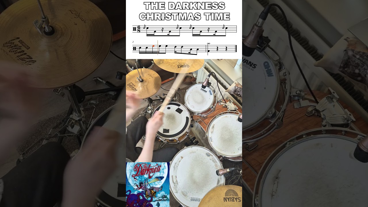 The Darkness - Christmas Time - Drum Intro 