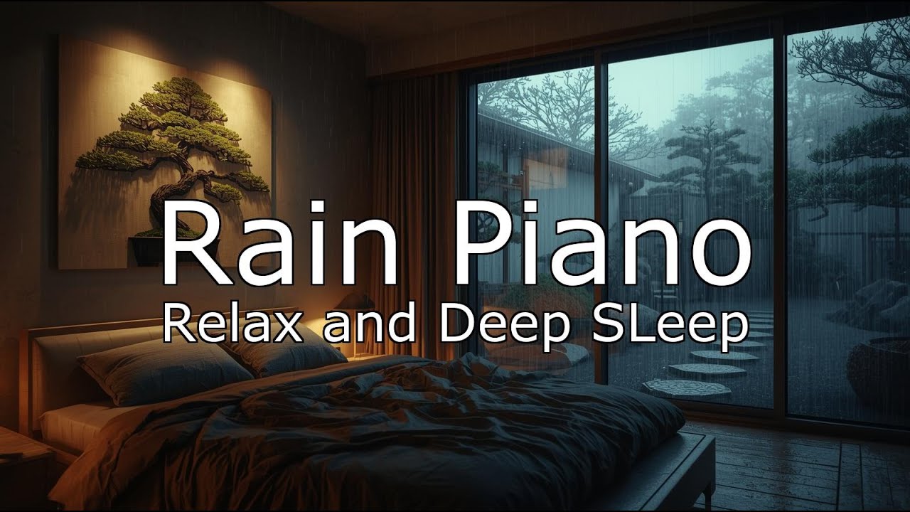 Relaxing Music for Sleep Sanctuary 🏝️ Healing Insomnia, Stress Relief, Deep Calm, Rain Sound