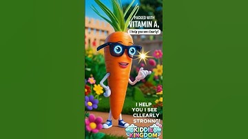 All About Carrots! | Fun Learning Video for Kids & Toddlers | Vegetable Names in English #shorts