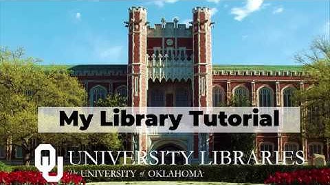 My Library tutorial