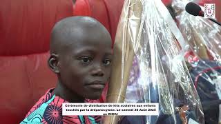 Download Lagu Centre de drépanocytose du CNHU : MUFELD offre des kits scolaires et  5 000f à chaque enfant  MP3