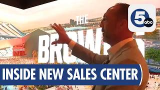 Browns Open Sales Center for New Huntington Bank Field in Brook Park
