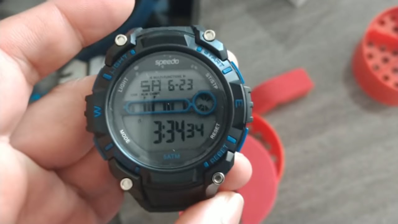 Relógio Masculino Speedo 81080G0EGNP2 Digital Preto