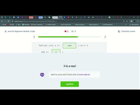23 Java for Beginners Module 4 Quiz + Certificate | | Introduction to Java | Sololearn