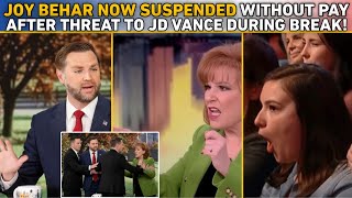 'The View' Producer SUSPENDS Joy Behar After Making A CRUEL COMMENT To JD Vance On Commercial Break