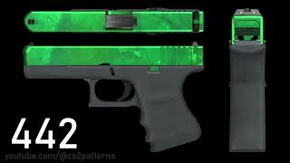 Glock-18 | Gamma Doppler Emerald - ALL 1000 PATTERNS CS2