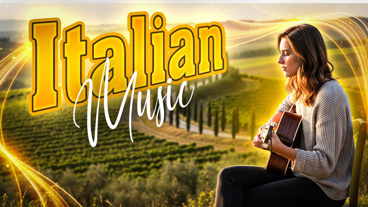 🎶 Italian Guitar Music for Relaxation 🎶 3+ Hours Scenic Italy Ambience