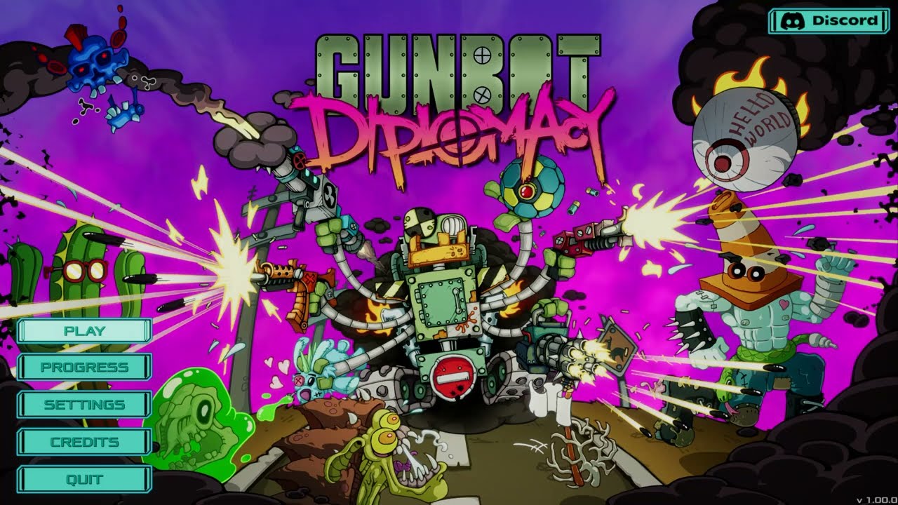 gunbot diplomacy - No Commentary Gameplay | Roguelike Action