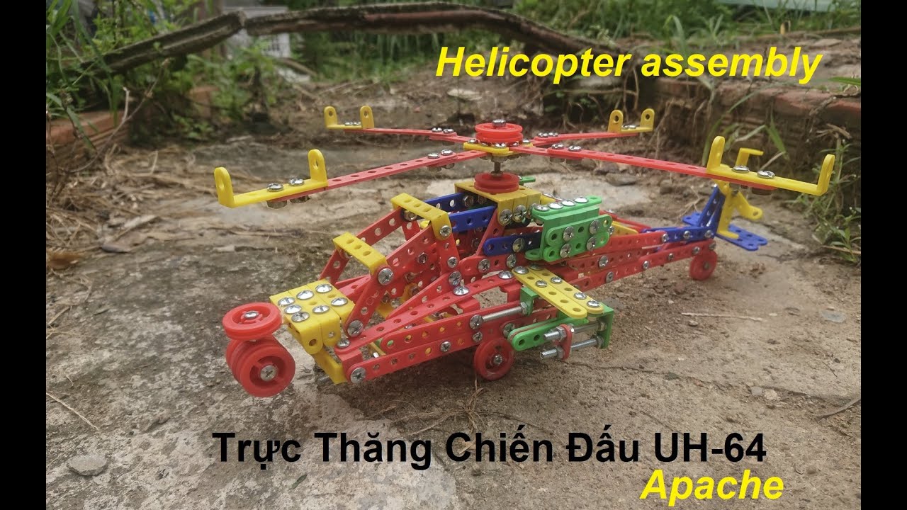 Lắp ghép trực thăng chiến đấu AH64 Apache - Quái điểu không lực hoa kỳ