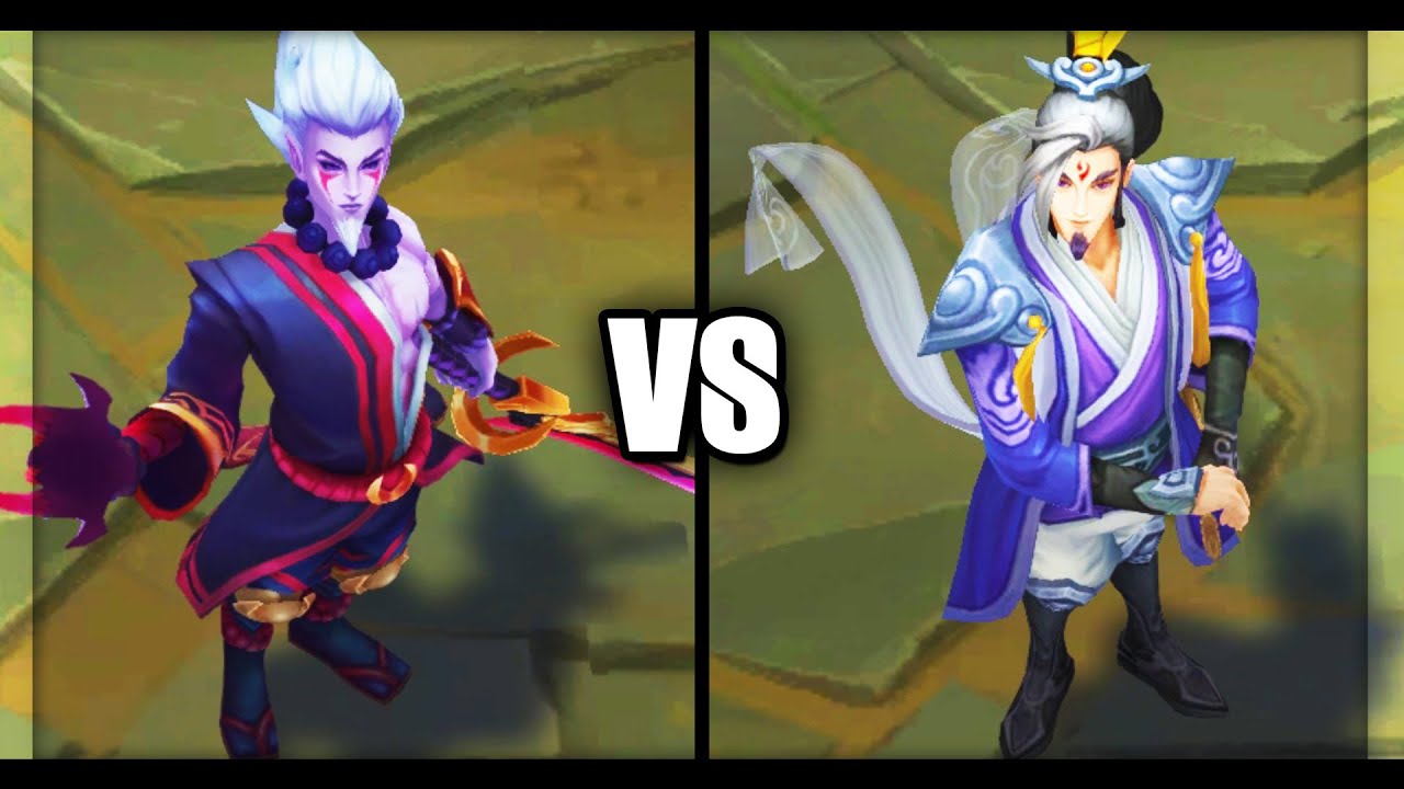 Blood Moon Master Yi vs Eternal Sword Master Yi Epic Skins Comparison ...