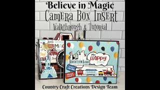 Believe in Magic Camera Box Folio Insert Walkthrough & Tutorial