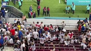 Mason mount rushes to hug niece after England match