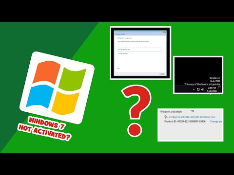 Video: Cara Membuang Tetingkap Pengaktifan Windows 7