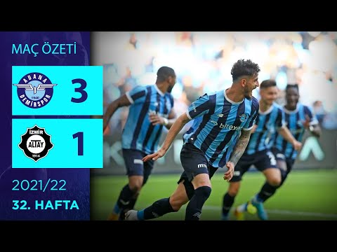 ÖZET: Adana Demirspor 3-1 Altay | 32. Hafta - 2021/22