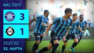 ÖZET: Adana Demirspor 3-1 Altay | 32. Hafta - 2021/22