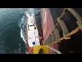 How a pilot gets off a fairly large ship