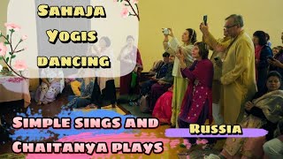 Sahaja Yogis Dance To Simple's Bhajans And Chaitanya's Tabla Playing. Russia, September 2023.